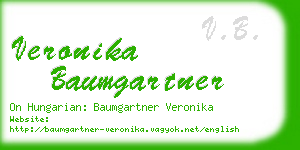 veronika baumgartner business card